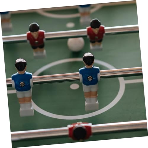 VOSAREA 3pcs Table Soccer Rods Metal Foosball Table Replacement Poles for Adults Boys and Girls Sturdy Operation Rods for Desk Soccer Machine Accessories