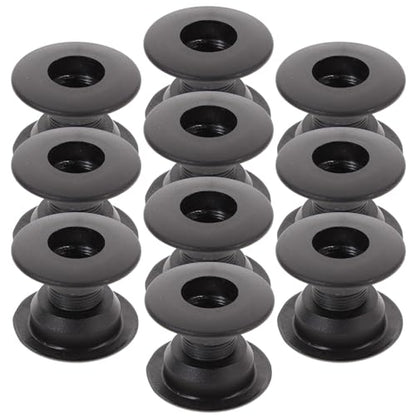 Table Foosball Bushings,10Pairs Table Football Board Bearings, Football Bearing Rods Foosball Machine Accessories, Shafts Covers Parts (Hole Diameter 16mm)
