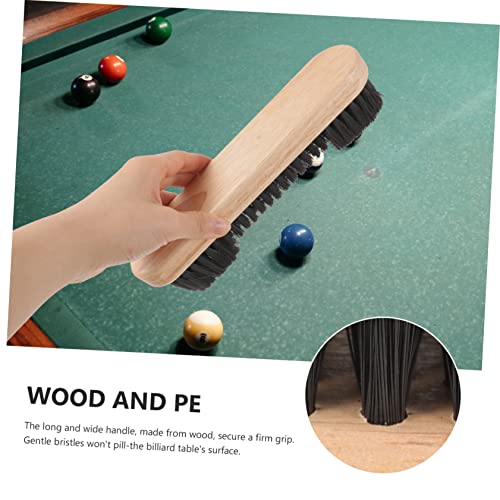 POPETPOP Billiards Pool Table Brush Kit 1 Brush Set Felt and Rail Cleaner for Dust Removal Pool Table Cleaning Tool