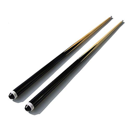 36" Hardwood Billiard/Pool House Cue Stick - Set of 2, Shorty Cues 1