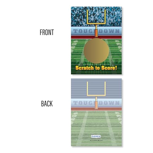 My Scratch Offs Football Field Goal Scratch Off Game Cards 26 Pack - 2 Winning and 24 Sorry - style: Football Field Goal