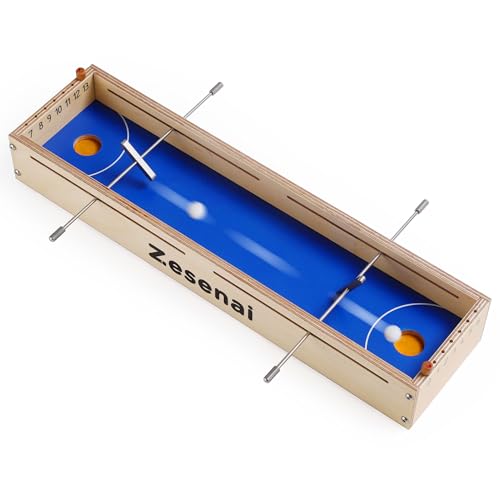 Micro Football – Fast-Paced Mini Foosball Reflex Game for 2 Players, Tabletop Skill Duel with Soccer & Hockey Style Action for Family Game Night and Competitive Play - size: Large
