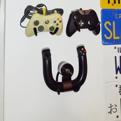 Pmsanzay 4 Pack Universal Game Controller Organizer - Wall Mount Rack for Nintendo Wii Remote Controller Accessories