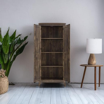 SystemBuild Farmington 31.5" Wide Storage Cabinet, Rustic