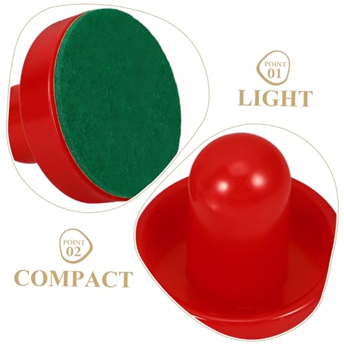 BESPORTBLE 1set Ice Hockey Pucks Set Replacement Paddles Slider for Game Tables Accessories for Fun Game Smooth Design for Easy Sliding