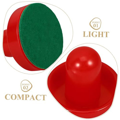 BESPORTBLE 1set Ice Hockey Pucks Set Replacement Paddles Slider for Game Tables Accessories for Fun Game Smooth Design for Easy Sliding