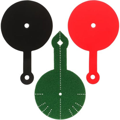 Yardwe Billiard Aim Trainer Pad Set 3Pcs Pool Table Aiming Practice Tool Accurate Billiard Aim Aid for 8 Ball and 9 Ball Players