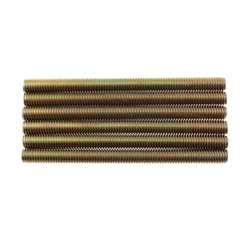 6PCS Solid Half Moon Three in One Connector Large Countertop Combination Furniture Bolt Nut Hardware Table Bed Frame Stair Linkage (8x80mm Bolt, 26x14 Washer, M8 nut, Thread Pitch 1.25) - size: 8X80mm