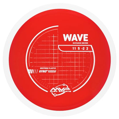 MVP Disc Sports Neutron Wave Disc Golf Distance Driver (Colors May Vary) - size: 165-170g
