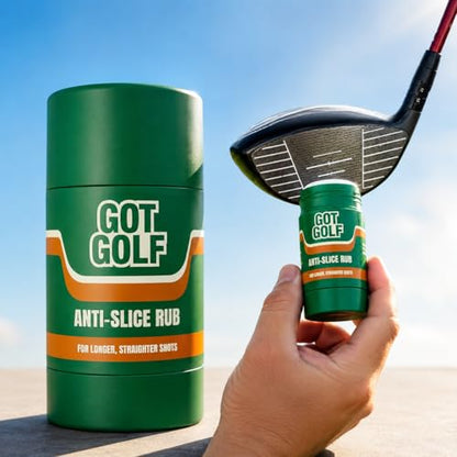 Anti-Slice Golf Rub for Drivers, Woods, and Hybrids Fix Your Slice Instantly, Hit Straighter & Longer Drives Reduce Spin, No Swing Change Needed