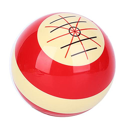 Champion 2-1/4" Billiard Practice Training Pool Cue Ball - color: Red and white