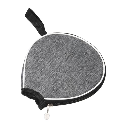 M METERXITY Ping Pong Paddle Cover - Table Tennis Racket Case Half Bags Container Apply to Storage Organize (Grey)