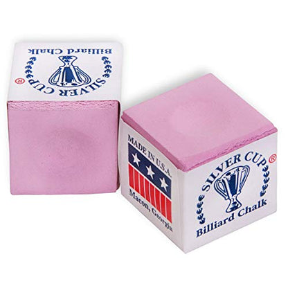 Silver Cup Billiard CHALK - ONE DOZEN