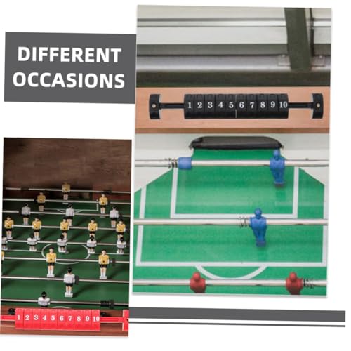 Toddmomy 4Pcs Foosball Score Keepers Durable Table Football Scoring Counters Black Red Lightweight Design for Easy Use for Desktop Games and Fun Competitions