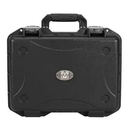 GORPANIX 16.5 x 13 x 6.9 Inch Hard Case with Customizable Foam, Hard Shell Protective Case for Mics, Heavy Duty IP67 Waterproof Gear for Microphone, Camera, Equipment, Electronics, Drone, Tools, etc - size: 16 inch Pluck Foam