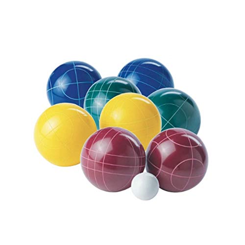 Franklin Sports Bocce Ball Set — 8 All Weather Bocce Balls and 1 Pallino — Beach, Backyard Lawn or Outdoor Party Game — Professional, American, and Starter Set Options - style: Professional
