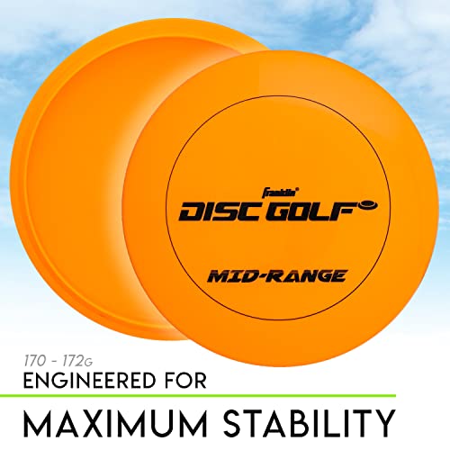Franklin Sports Disc Golf Discs Set - Disc Golf Equipment Starter Set - style: Orange/Blue/Pink