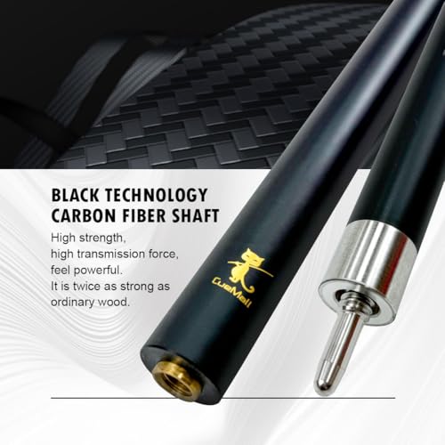 CueMall 58" 2-Piece Billiard Pool Cue Sticks,12.5mm Fiberglass Graphite Composite Billiard Cue Sticks,19oz Pool Sticks Tacos de billar for Adults Men/Women, House or Commercial/Bar Use - color: CueMall-C