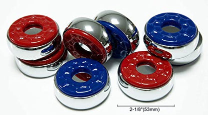 Indoor Shuffleboard Pucks - Set of 8 - Home Games Dia 2-1/8” 53mm - color: 2-1/8” (53mm)