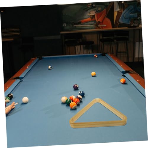 KOMBIUDA 2pcs Solid Wood Billiard Triangle Rack Pool Stand for Snooker Games Easy Setup Exceptional Craftsmanship