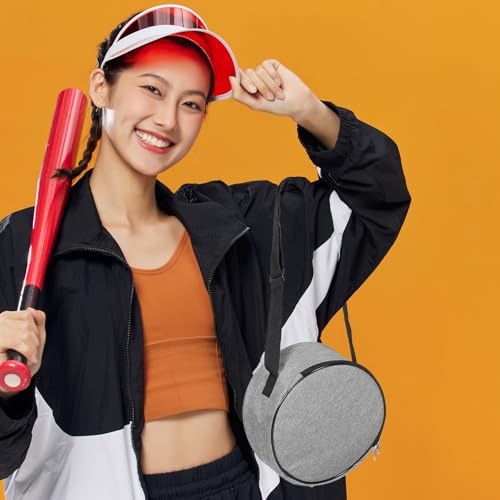 Happyyami Disc Golf Bag Waterproof Lightweight Shoulder Pouch Multi-Functional Disc Holder for Outdoor Beginners with Gray Sturdy Fabric for Practice and Travel