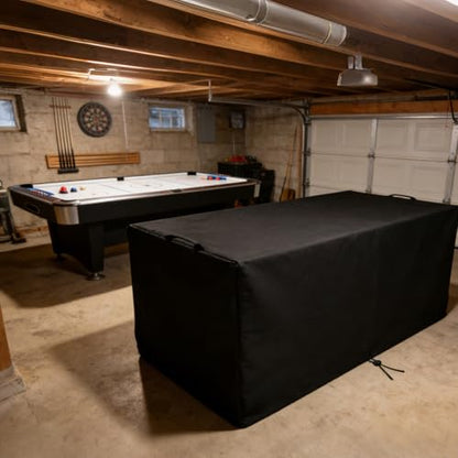 Air Hockey Table Cover Dustproof Table Top Air Hockey Cover for Home Game Room - size: 27"L x 20"W x 68.5"H