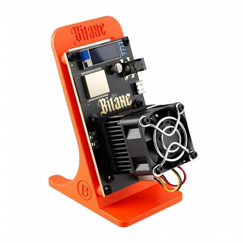 Bitaxe Gamma 601 Bitcoin Miner 1.2TH/s ASIC BM1370 Chip Solo Lottery BTC Miner 18W Low Power Consumption and OLED Display for Home Mining Orange - color: Orange