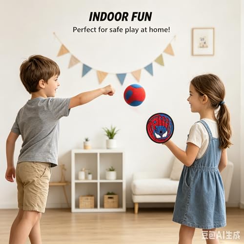 Toss and Catch Ball Game, Kids Toddler Baseball Glove & Catch Ball Toys Outdoor Games Toy for Family Beach Yard Pool Camping, Fun Gifts for Boys& Girls Ages 3 4 5 6 7 8-12 Years Old