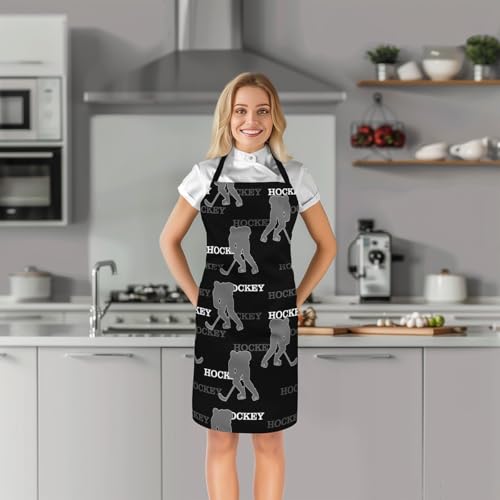 Manfei Ball Sports Kids Kitchen Apron - color: Black Gray