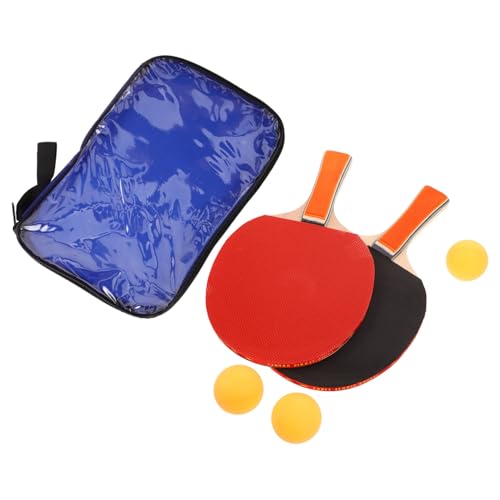 Professional Table Tennis Training Set with Dual Penhold and Grip Paddles Kit for Indoor Outdoor Sports Poplar Wood Rackets with Rubber Grip for Accurate Powerful Shots
