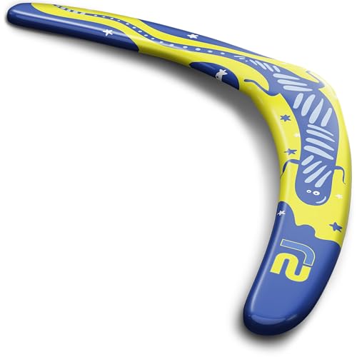 Boomerang for Adults & Kids - Fun Easy to Throw Boomerangs That Really Work - Soft to Catch Best Summer Stuffer Gifts for Boys & Girls - Outdoor Toys for Kids 8-12+ - 2026 Gift Idea for Teen Boys - color: Blue