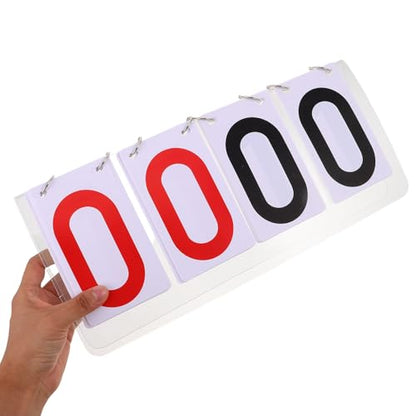 TOYANDONA Portable Tabletop Scoreboard Flipper Multi-Sports Score Keeper Flip Scoreboard for Tennis Baseball Basketball Volleyball