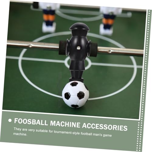 5Pcs Foosball Table Soccer Player Replacement Resin Figurines Wear-Resistant Football Men for Standard Rods Desktop Football Game Accessories