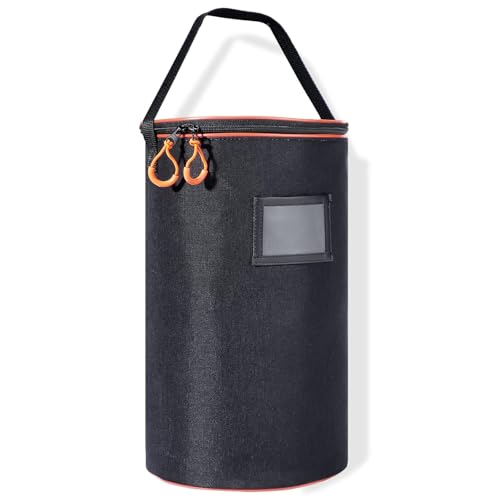 VISEMAN Portable Tennis Ball Basket for Training, Carrying and Storage - color: Black