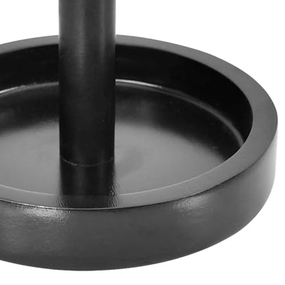 Wood Cone Talc Bowl Cone Chalk Holder for Pool/Billiards Table - color: Black