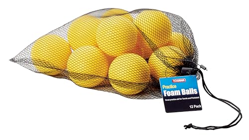 Tourna Foam Balls for Tennis and Pickleball Practice - style: 12 Pack