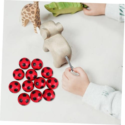 YARNOW 12pcs Mini Foosball Balls Replacement for Boys and Girls Table Soccer Game Tabletop Foosball Balls Exciting Colors