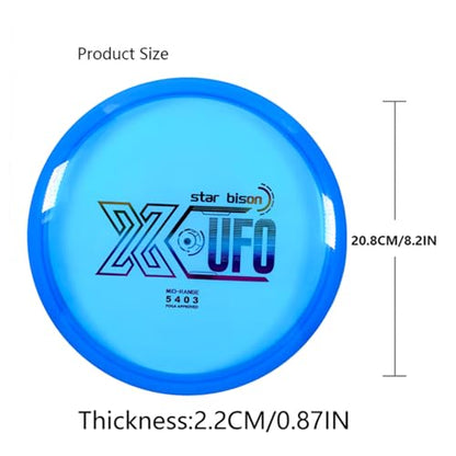X-UFO Disc Golf Set - Disc Golf Starter Set, Includes 1 Putter, 1 Driver, and 1 midrange disc, Weighing 170-178 Grams Suitable for Beginners and Professional disc Golf tournaments - color: Set 7