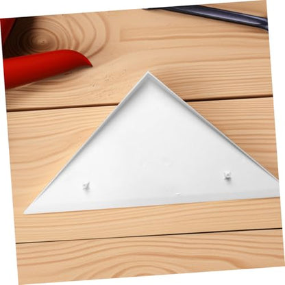 VANZACK 2pcs Triangle Edge Protectors for Foosball Tables Easy to Install Plastic Corner Covers Guards for Enhanced Game Setup Sleek Design for Modern Look