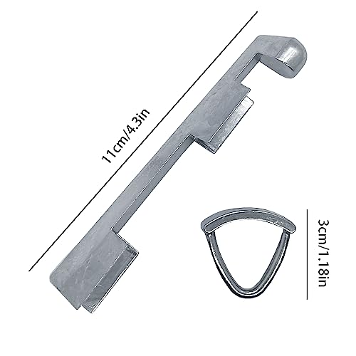 3PCS Billiard Cue Clamp Pool Cue Tip Clamp Billiards Accessories Pool Table Accessories Pool Cue Tips Replacement Kit Stainless Steel Cue Stick Tip Repair Kit for Billiard Table Cue Tips Accessories