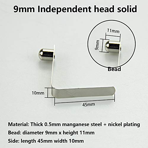 Lifting Fixed Pinball Clip Lock Scooter Bracket Spring Repair Tools Part for 2-3-4-Wheel Kick Scooters Micro Mini Lightweight Scooter (Solid-9 * 11mm)