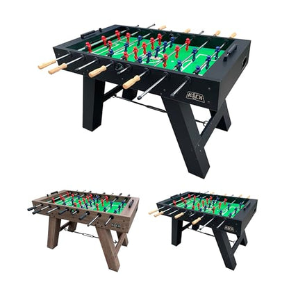 KICK Cavalier 55" Foosball Table – Professional Full-Size Indoor Game Table - color: Black