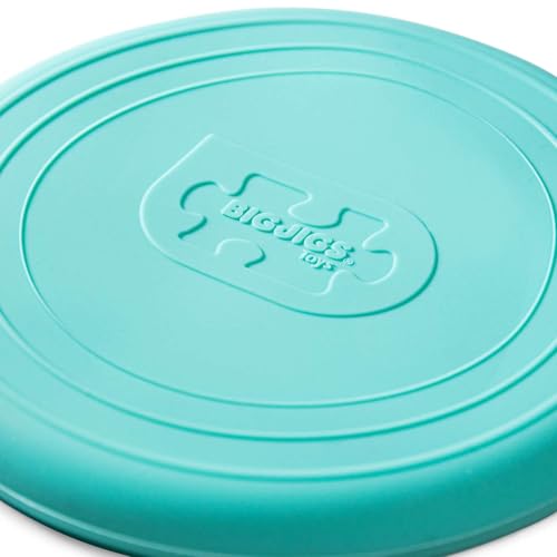 Bigjigs Toys Frisbee Flying Disc (Eggshell Green) - Silicone Frisbee for Kids, Quality Flying Saucers, Beach Toys & Garden Toys, Holiday Toys for Toddlers - color: Eggshell Green