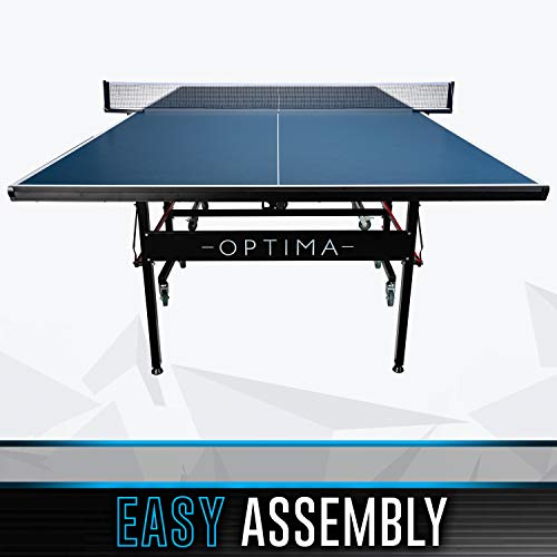 Franklin Sports Table Tennis Tables - Optima Table Tennis Tables - Indoor + Outdoor Tables - Official Size Conversion Tops - Mid-Size Tables for Kids - style: Indoor Table