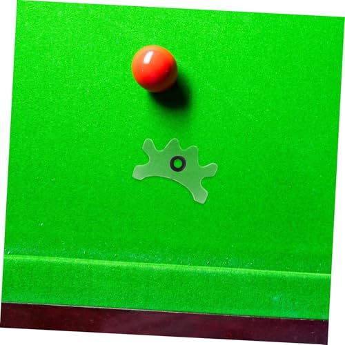 BESPORTBLE Freestanding Pool Cue Holder Rack Acrylic Billiard Cue Clamp for Pool Table Accessory