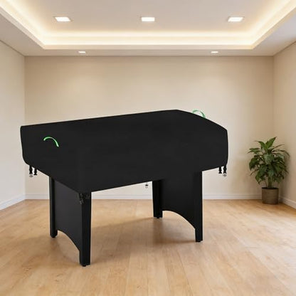 Air Hockey Table Cover - Durable 600D Waterproof Oxford Fabric, Universal Fit for 60-Inch Arcade Hockey and Game Tables, with Reflective Handle (60x32x20 inches, Black)