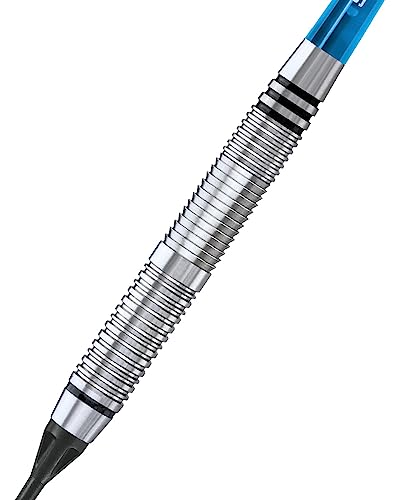 Harrows Blaze INOX Soft Tip Darts Set | Includes Travel Case | 16g & 18g | Supergrip Shafts & 100-Micron Marathon Flights