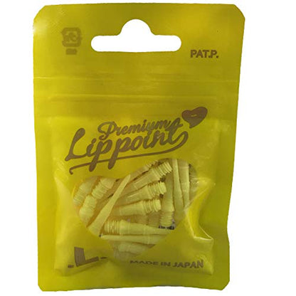 L-style Premium Lippoint - Soft Tip Dart Points - Regular Length - color: Yellow