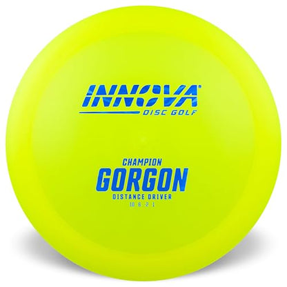 Innova Champion Gorgon Distance Driver, Control Disc Golf Driver with Straight Glide (Colors Will Vary) - size: 170-172g