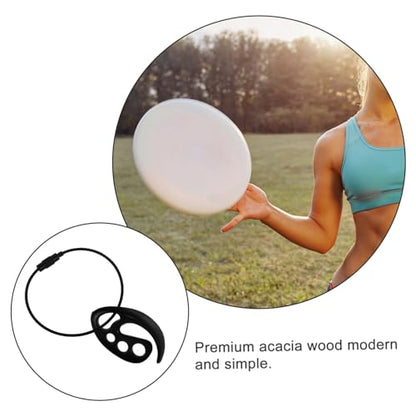Yardwe 2Pcs Portable Flying Disc Clamp Lightweight Disc Holders for Convenient Carrying Durable Wear Resistant Design for Outdoor Sports for Disc Golf and Recreation